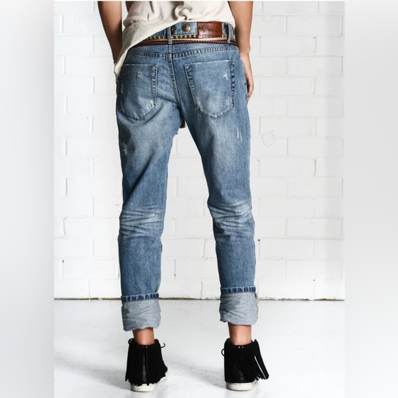 NEW One Teaspoon Awesome Baggies | Aztec Santa Cruz - Picture 5 of 15